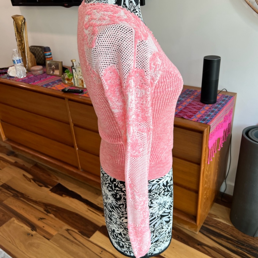 Anthropologie Wrap Lace Sweater - Picture 6 of 7